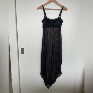 Urban outfitters midi Black Lace Dress